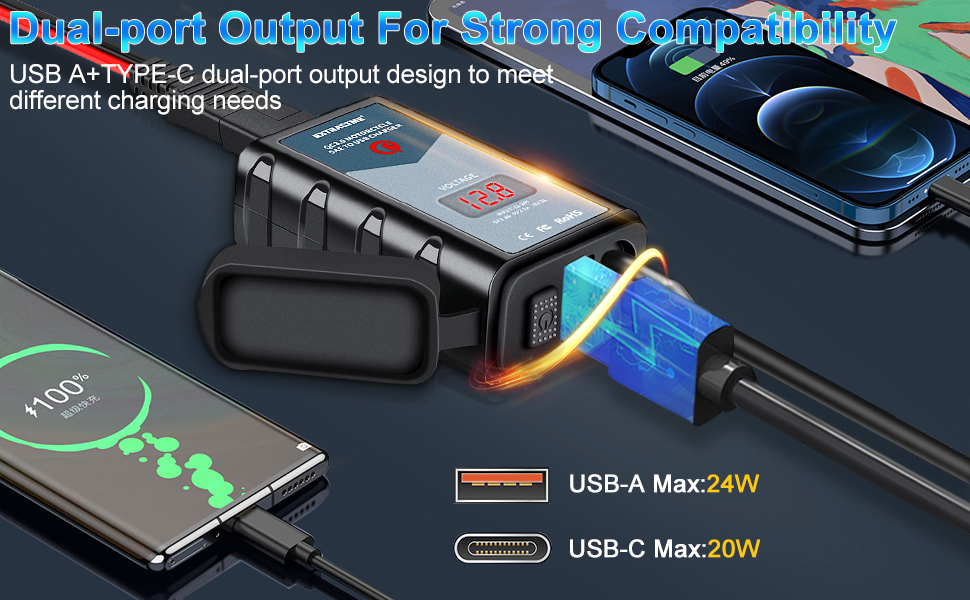 motorcycle usb charger