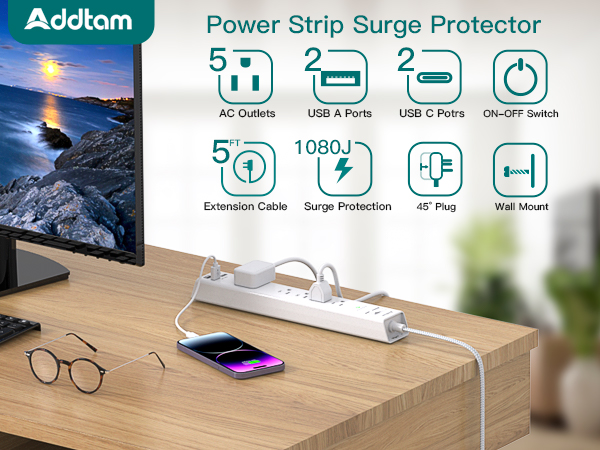 6ft power strip