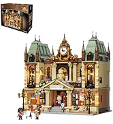 PANTASY Art School Building Set with Lights, European Style Modular Street Architecture, 3-Level ...