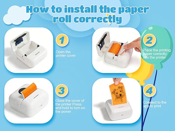 mini printer sticker paper mini thermal printer sticker paper thermal sticker paper