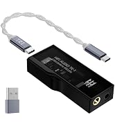 YINYOO TRI TK1 USB C DAC Headphone Amp Mini Amplifier, USB C to 3.5mm 4.4mm Amp with Dual CS43131...