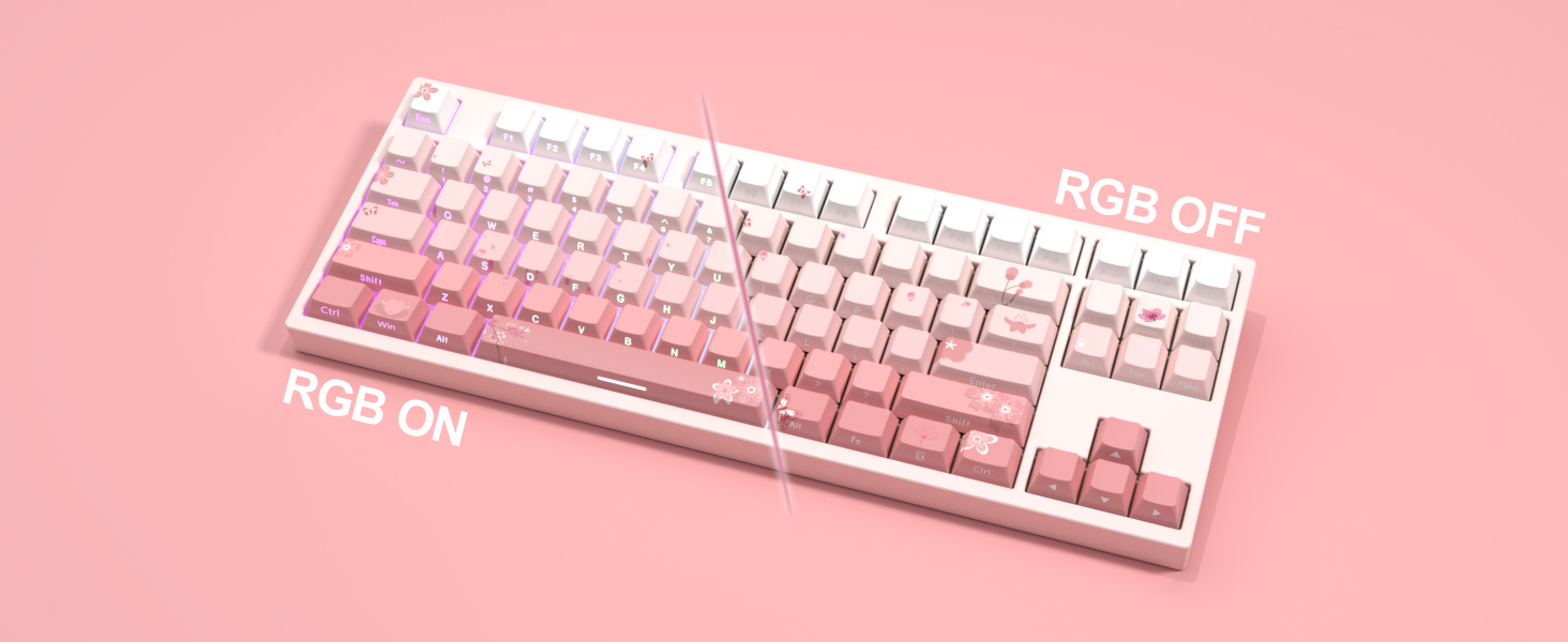side printed keycaps set
