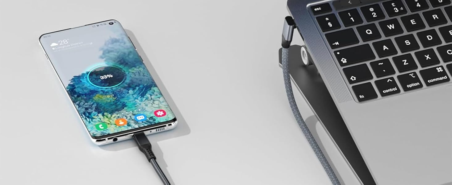 Right-Angled 90-degree USB 3.2 Type C 3.1 Extender ,Up to 100W Fast Charging