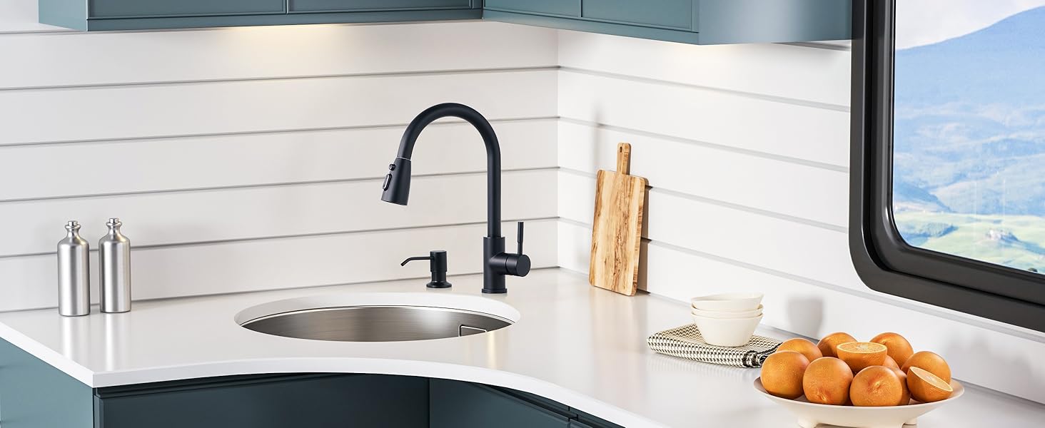 RV kitchen faucet