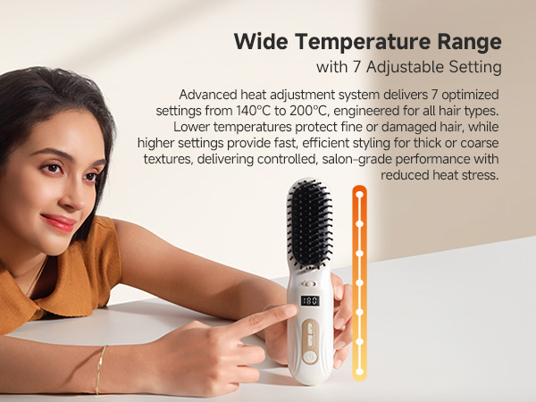 hair straightener brush