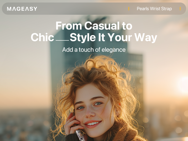 MAGEASY Pearl Wrist Strap