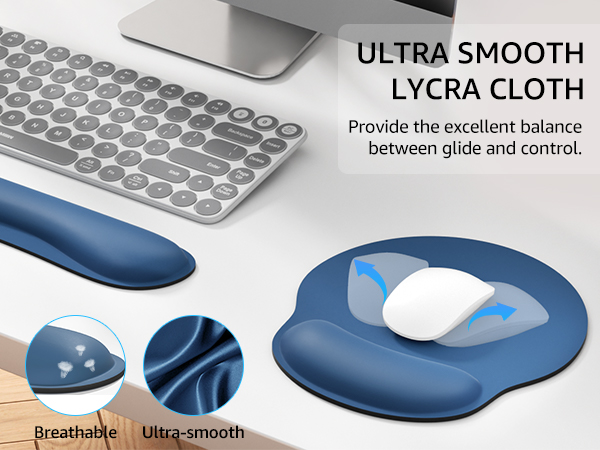 Ultra-smooth lycra surface