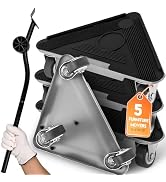 VexelZytro Furniture Movers with Wheels & Lifter Kit, Furniture Dolly Heavy Duty, 360° Rotation C...