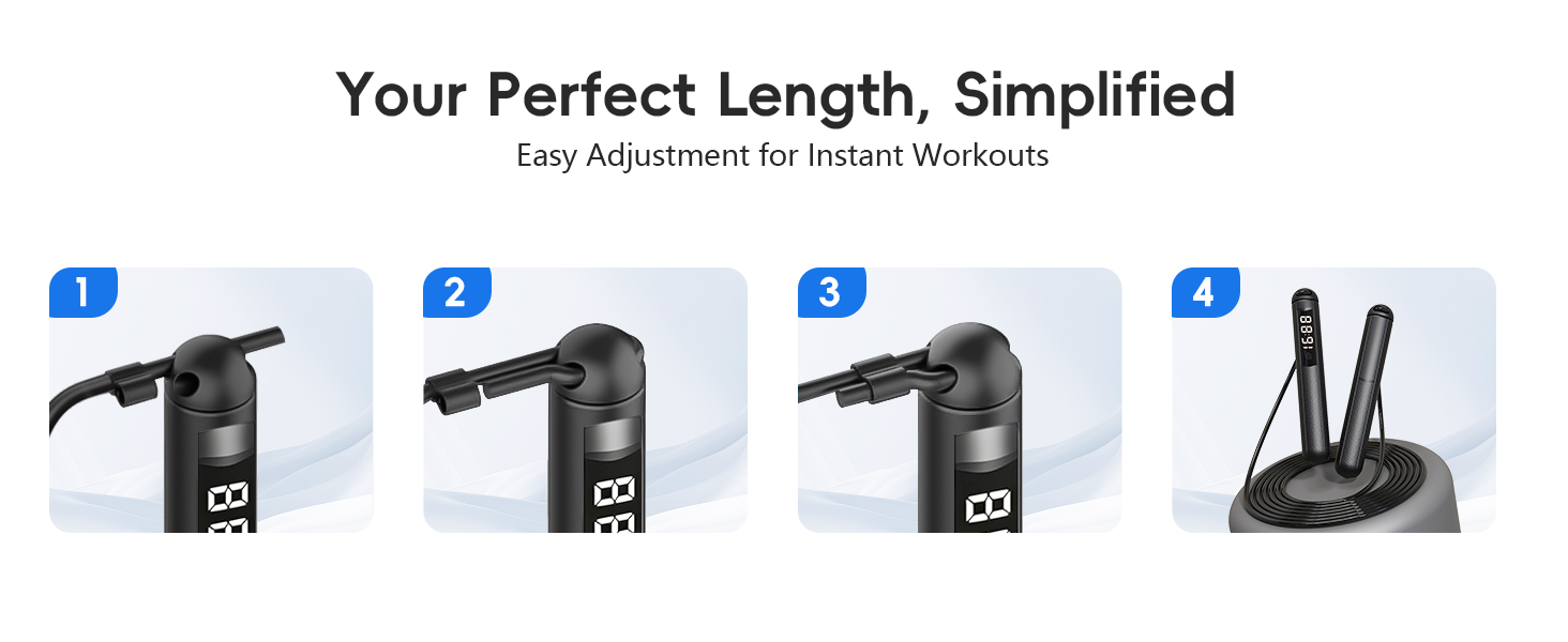 SaintCos Cordless Gravity Jump Rope, Smart Jump Rope with Counter for Gym, APP Data Analysis