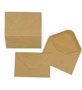 YINUOYOUJIA 100 pack Gift Card Envelope 4 x 2.75" | Mini envelopes 120GSM Business card Envelope ...