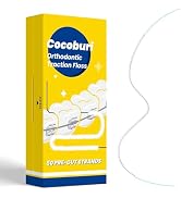 COCOBURI Dental Floss for Braces,Pre-Cut Strands Floss,Threaders for Bridges,Threaded Floss for B...
