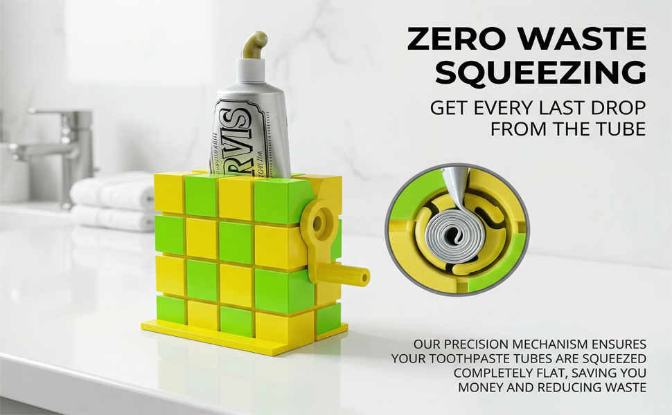 Toothpaste Tube Squeezer Tool - Set of 2 Toothpaste Squeezer Roller