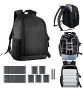 EMART Camera Bag Backpack Professional for DSLR/SLR Mirrorless Camera Accessories with Waterproof...