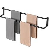 Alise Double Towel Bars for Bathroom Lavatory,Towel Holder Towel Racks for Bathroom Wall Mount SU...