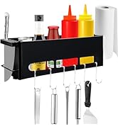 Arsatbs Griddle Caddy for Blackstone Griddles Accessories 17"/22"/28"/36"/Prep Cart Grill Caddy B...