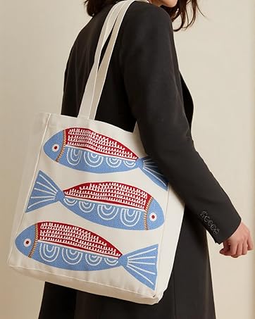 embroidery tote bag