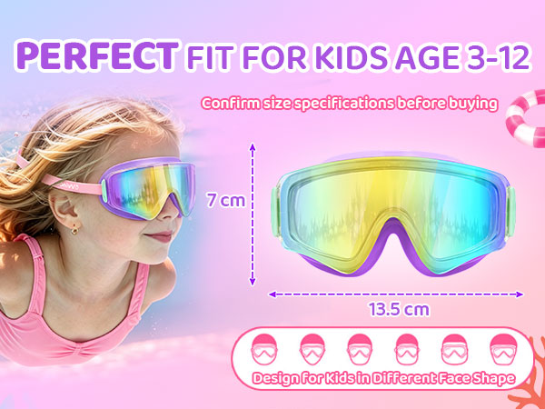 goggles for kids 3-12