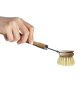 Lola Products "Original" Tampico Vegetable & Dish Wood Brush Sustainble Tampico Bristles Replacement