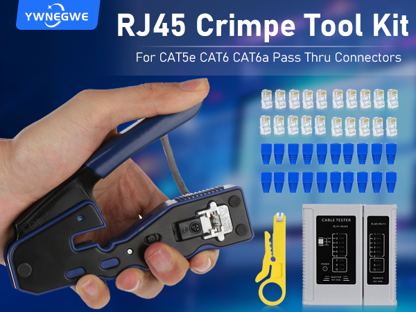 YWNEGWE RJ45 Crimp Tool Kit