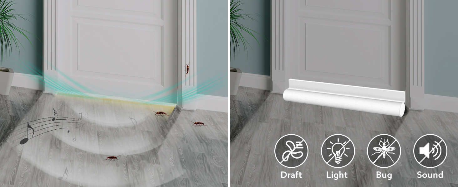 door draft blocker