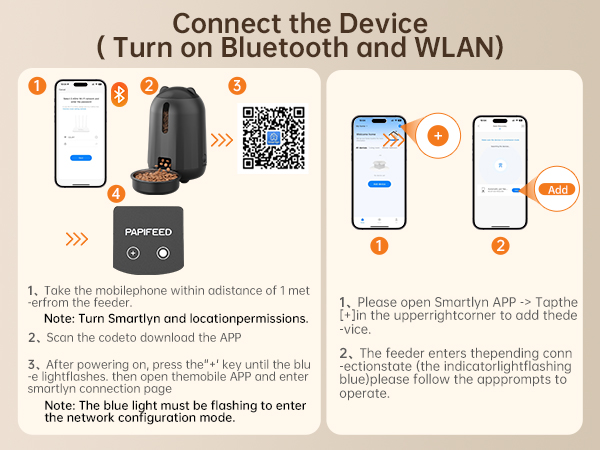 wifi automatic cat feeder with app control smart pet feeder pet automatic feeder
