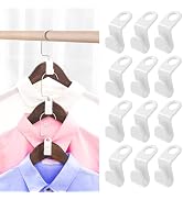 50 PCS Hanger Connector Hooks - 2024 New Space Saving Hangers for Closet Organizers and Storage H...