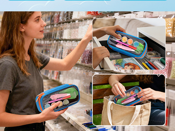 electric diamond painting pen case