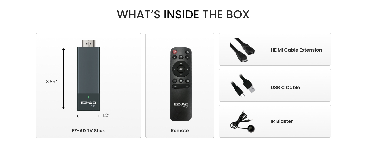 Digital Signage Stick, signage player, EZ ad, media player 4k, signage, optsign