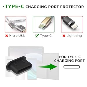 Type C anti-dust plug application