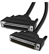 XANHAM DB37 37 Pin 9.8 Feet(3 Meter) Two Row Straight Through Serial Cable, Double Shielded(Metal...