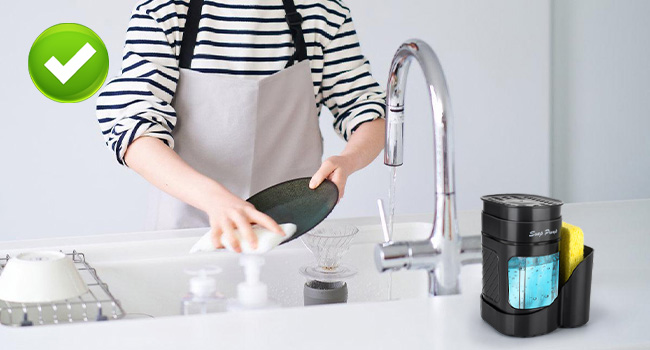 kitchen sponge pump dispenser