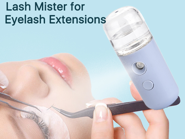 blue facial sprayer