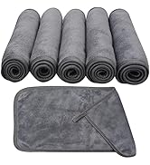 SUNLAND Microfiber Face Makeup Remover Cloths Reusable Facial Cleaning Towel Ultra Soft Washcloth...