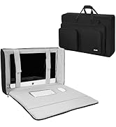 WELIDAY Monitor Carrying Case, Padded Monitor Travel Case, Multi-pocket Monitor Bag for Transport...