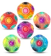 Vdealen Magic Rainbow Puzzle Ball, Fidget Ball Puzzle Brain Teaser Fidget Toy- Birthday Party Eas...