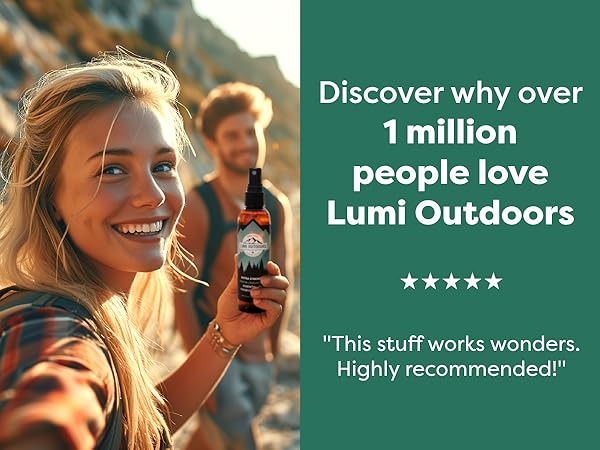 Lumi Outdoors Shoe Deodorizer Spray Shoe Smell Scent and Odor Remover