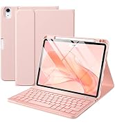 Harvopu Compatible for iPad Air 11-inch/Air 5th 4th Generation Case with Keyboard - Backlit Detac...