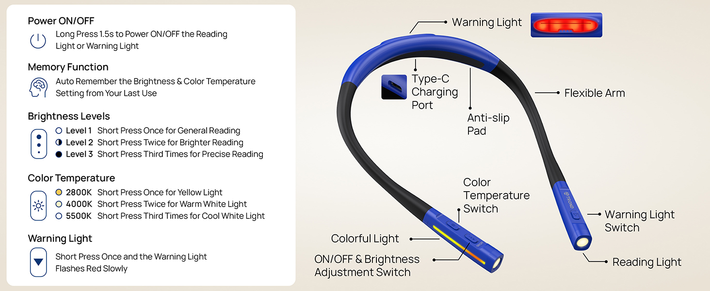 reading book light