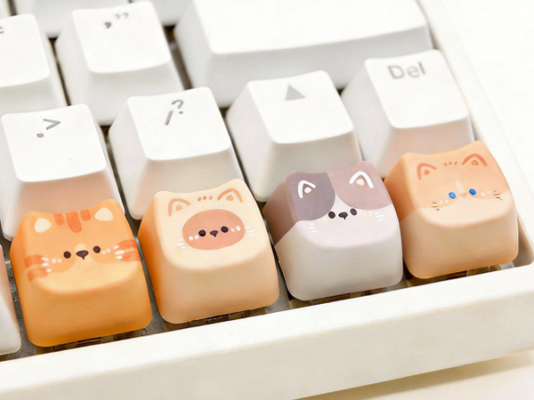 Cat keycaps