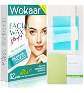 Facial Wax Strips for Sensitive Skin | Rosemary Face Waxing Strip | Reusable At-Home Wax Kit | Ey...