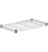 Honey-Can-Do SHF250C1424 Steel Wire Shelf for Urban Shelving Units, 250lbs Capacity, Chrome, 14Lx24W