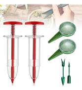 6 Pcs Mini Seed Spreader, Mini Sowing Seed Dispenser, Small Seed Planter Tool, Manual Seedlings D...