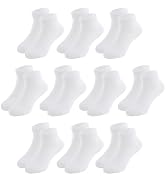 hoomore Unisex Kids Ankle Socks,Seamless Low Cut Sport & Everyday Socks for Boys Girls,Soft Breat...