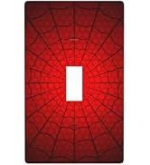 Spider Web Light Switch Cover Plates Decorative Single Toggle Wall Plate, 1 Gang Lightswitch Cover
