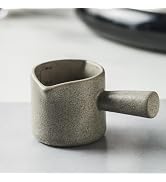 YHOJOY Ceramic Measuring Cups, Espresso Measuring Cup Double Spouts, Espresso Cup Espresso Shot C...