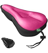 Zacro Bike Seat Cushion - Gel Padded Bike Seat Cover for Men Women Comfort, Extra Soft Exercise B...
