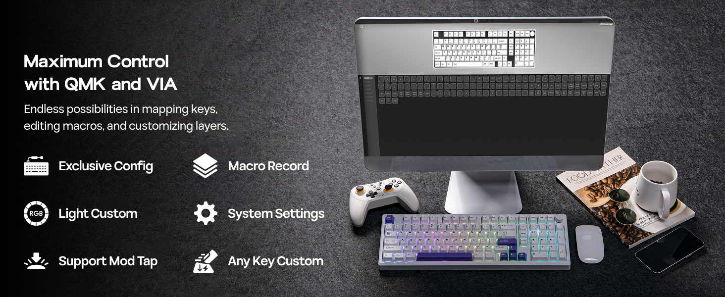 Galaxy100 wireless gaming keyboard