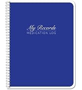 BookFactory Medication Log Book/Daily Medicine, Pills, Drug, Prescription, Medications and Reacti...