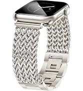JR.DM Starlight Bracelet Band for Women Compatible with Apple Watch 38mm 40mm 41mm 42mm (S10/11) ...