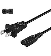 9.8FT Sewing Machine Power Cord,FNKTQL AC Power Cord Cable,2-Prong Power Cord Compatible with Bro...